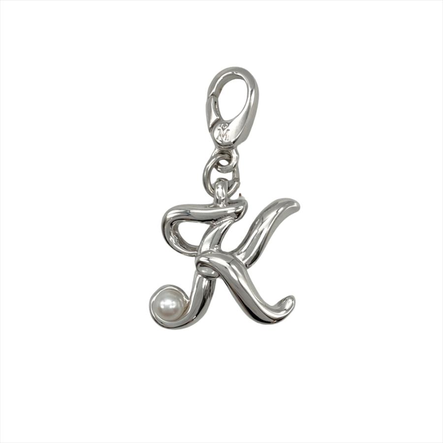 MIKIMOTO（ミキモト） イニシャル アルファベット K チャーム メタル