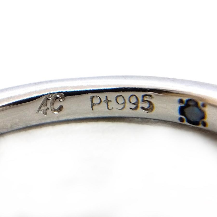 ヨンドシー 4℃ ピュアネス リング 指輪 プラチナ Pt995 ダイヤモンド