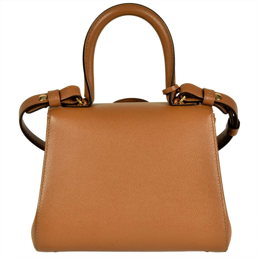 デルヴォー DELVAUX ブリヨン ミニ 2WAY ハンドバッグ AA0406 ブラウン