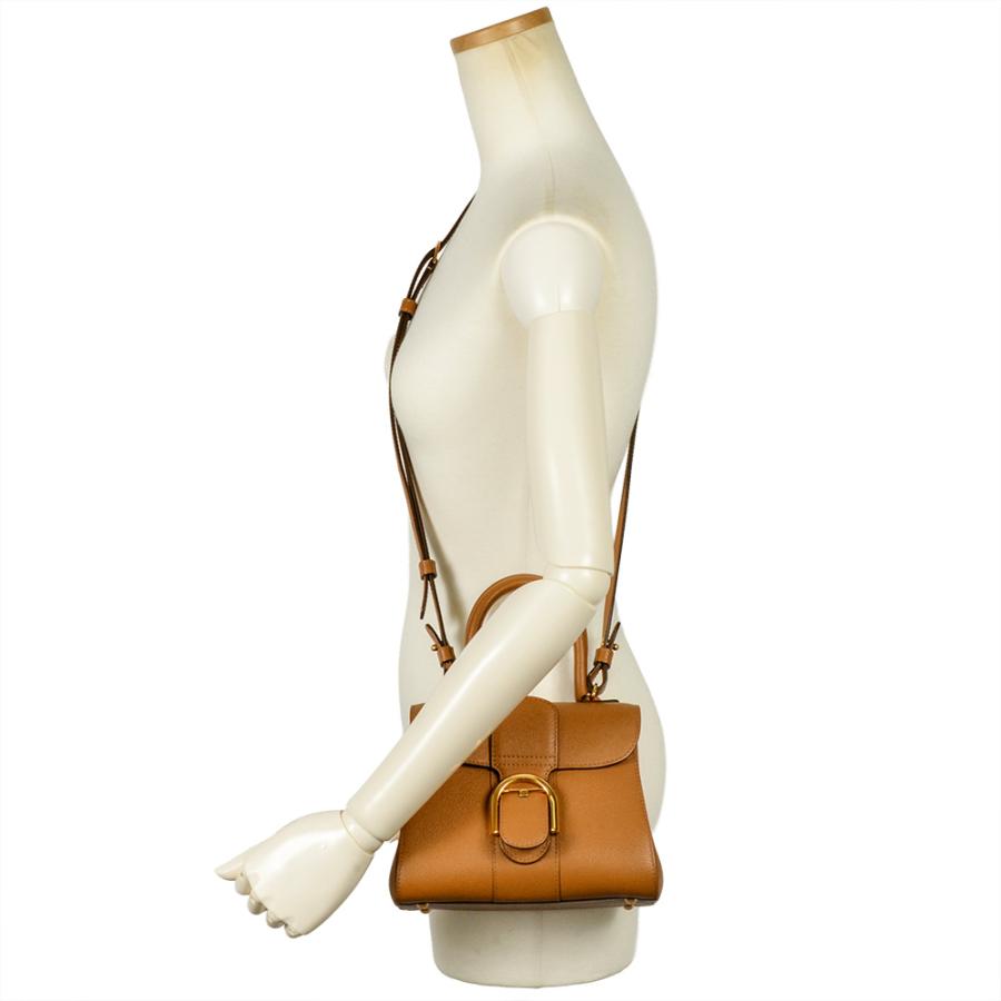 デルヴォー DELVAUX ブリヨン ミニ 2WAY ハンドバッグ AA0406 ブラウン