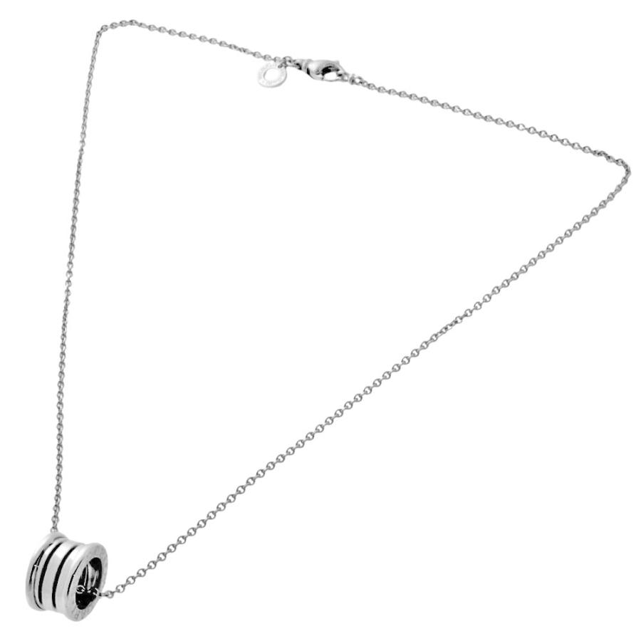 ヨヨヨです！ブルガリ　ビーゼロワン　ホワイトゴールド　ネックレス ホワイトゴールド ビー・ゼロワン ネックレス に 0.38 カラット