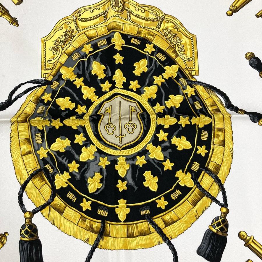 ★HERMES スカーフ モスリン カレ90 LES CLES 鍵 鍵柄 楽天市場】エルメス カレ90 LES CLES THE KEYS RARE 鍵柄
