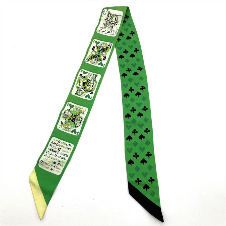 HERMES エルメス ツイリー Jeu de Cartes トランプ スカーフ シルク