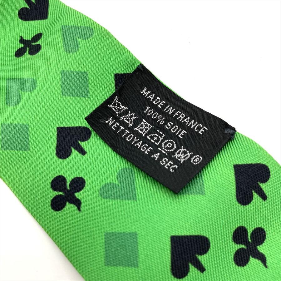 HERMES エルメス　トランプ柄　ツイリー　（JEU DE CARTES） エルメスツイリー JEU DE CARTES トランプ柄 レッド レディース シルク