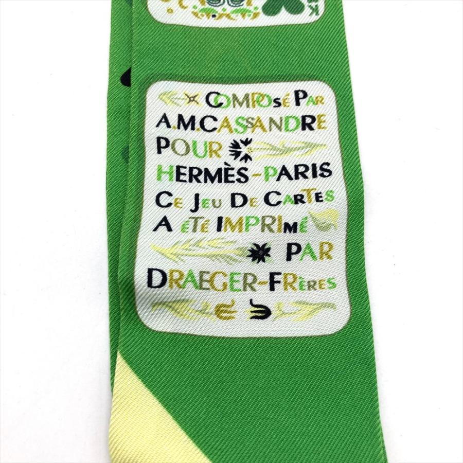 HERMES エルメス ツイリー Jeu de Cartes トランプ スカーフ シルク