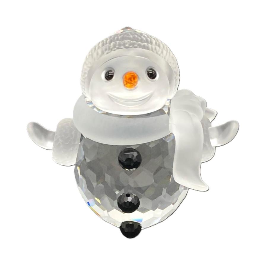 SWAROVSKI（スワロフスキー） スノーマン オブジェ 置物 250229 クリア