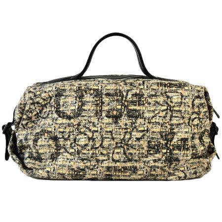 状態良好【CHANEL】ショルダーバッグ クローバー ツイード イエロー 本 