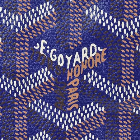 GOYARD（ゴヤール） サンルイ PM ネイビー キャンバス レザー トート