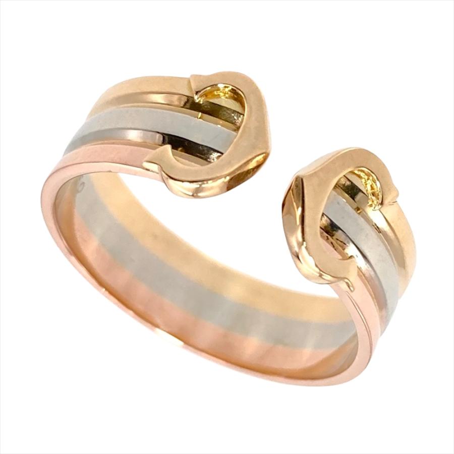 Cartier（カルティエ） Cartier 2C リング 指輪 #52 K18YG 3.7g K18WG 