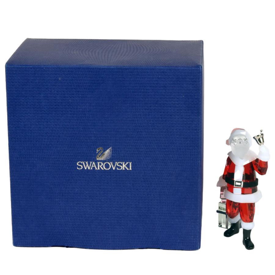 SWAROVSKI - スワロフスキー SWAROVSKI サンタクロース オブジェ 置物 5003052 クリア【中古】 SWAROVSKI スワロフスキー サンタクロース オブジェ 置物