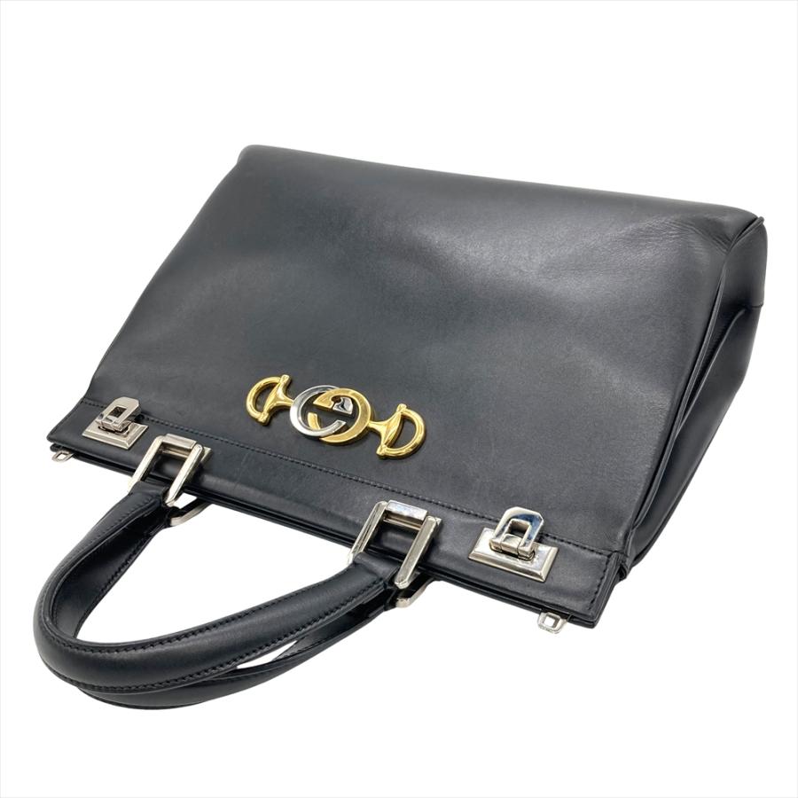 GUCCI（グッチ） ズゥミ ミディアム トップハンドル ハンドバッグ 