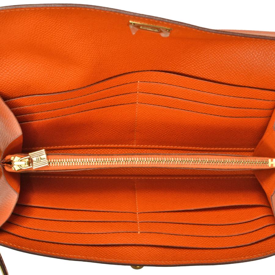 専用　美品☆　エルメス　ケリーウォレット　エプソン　イエロー×シルバー　□R刻印 楽天市場】【財布】HERMES エルメス ケリーウォレット 2つ折長
