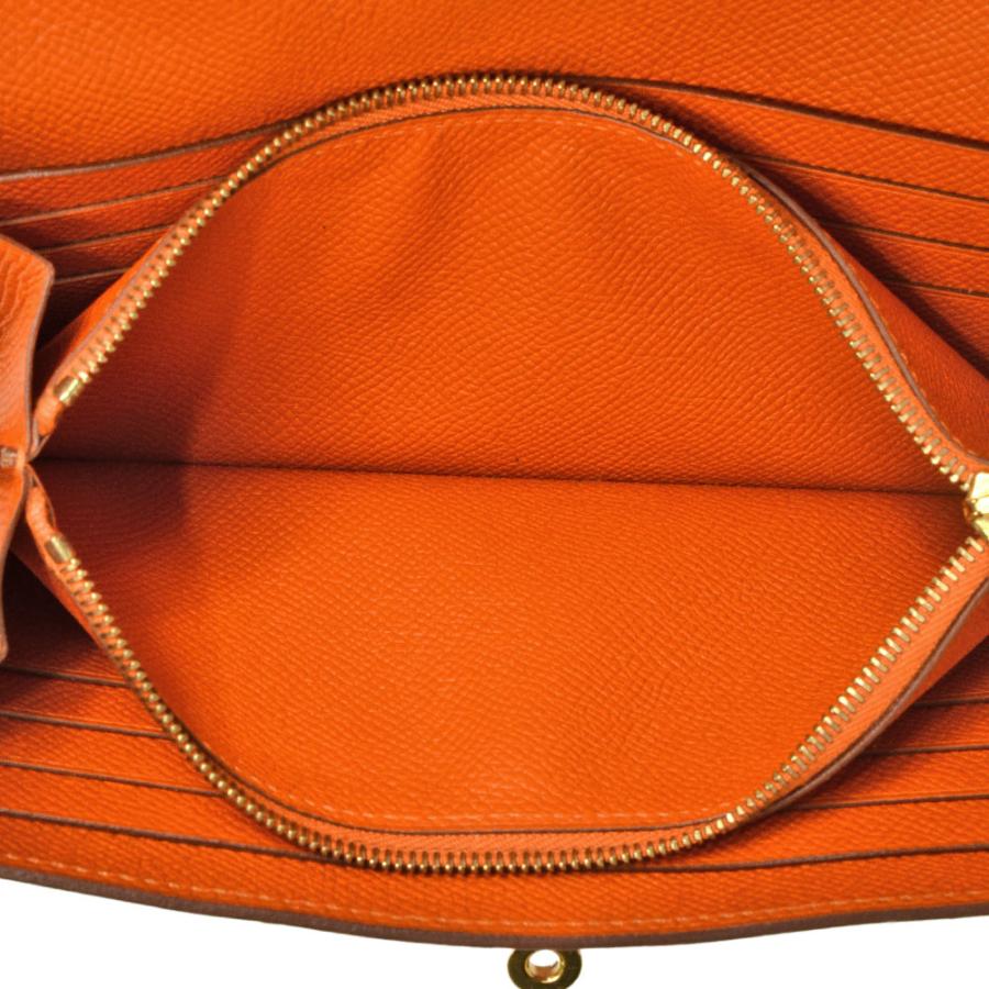 専用　美品☆　エルメス　ケリーウォレット　エプソン　イエロー×シルバー　□R刻印 楽天市場】【財布】HERMES エルメス ケリーウォレット 2つ折長