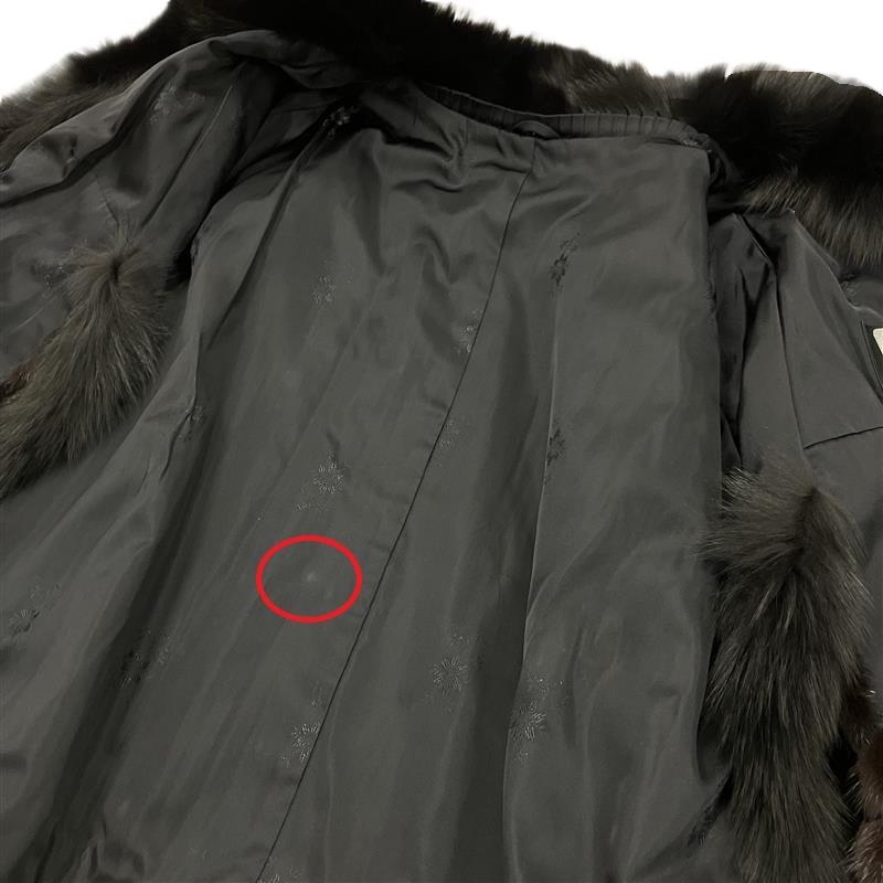 SAGA MINK ポンチョ サガミンク SAGA MINK ポンチョ ファー キュプラ アセテート