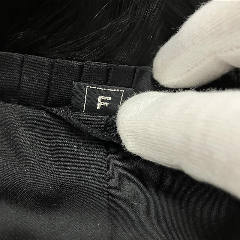 サガミンク SAGA MINK ポンチョ ファー キュプラ アセテート