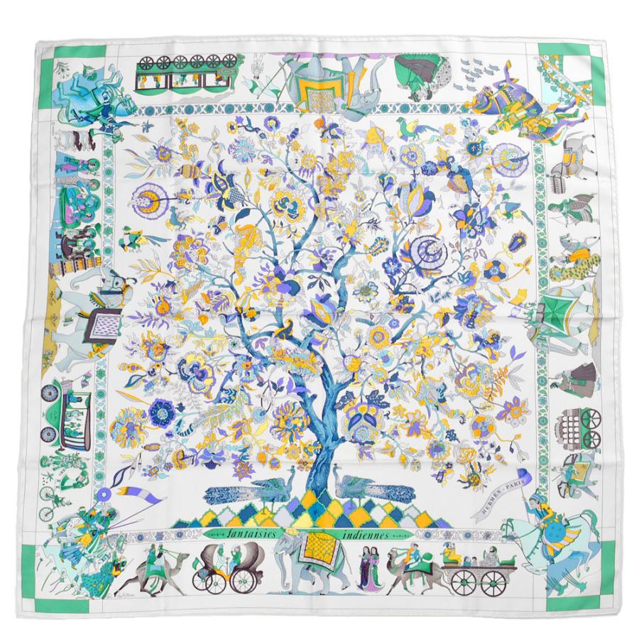 エルメス HERMES カレ90 スカーフ 畳む Fantaisies indiennes エルメス HERMES カレ90 スカーフ 畳む Fantaisies indiennes