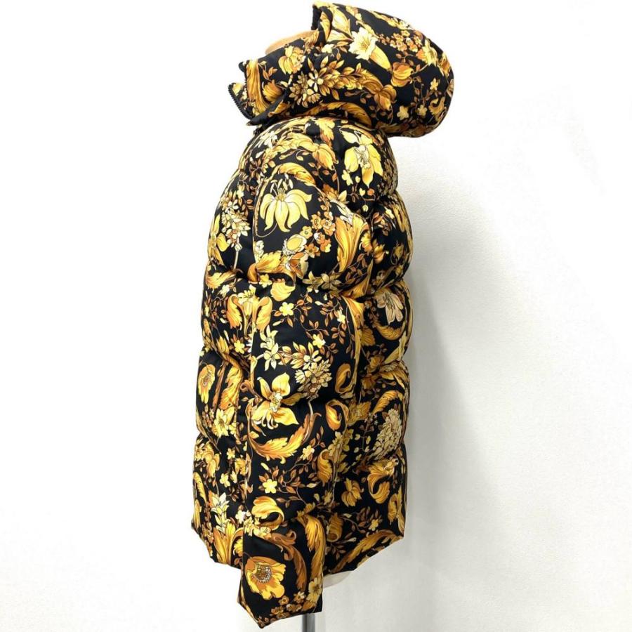 ヴェルサーチェ VERSACE 総柄 ダウンジャケット 1002793 イエロー 36 