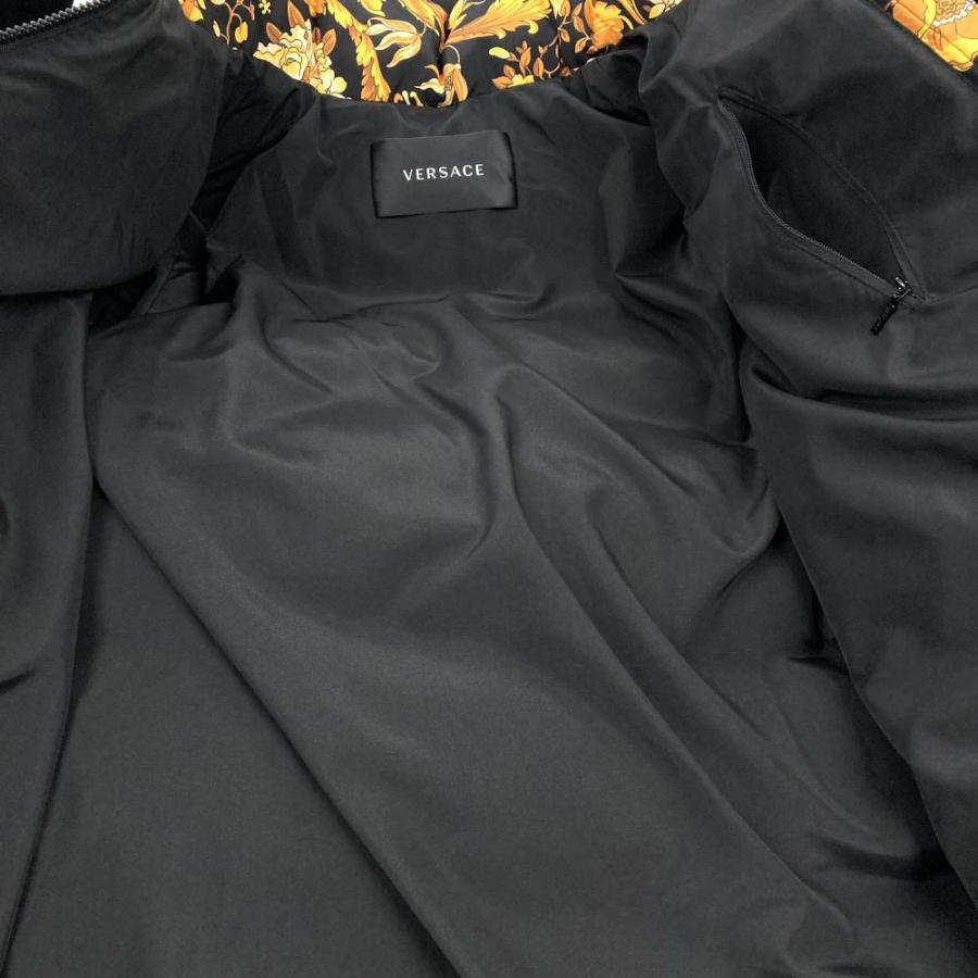 ヴェルサーチェ VERSACE 総柄 ダウンジャケット 1002793 イエロー 36