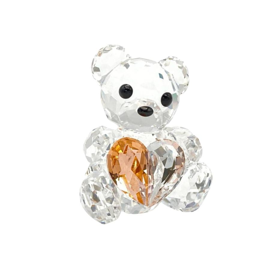 セール価格‼️スワロフスキー　クリスベアとハート　ガラス SWAROVSKI（スワロフスキー） クリスベア フロム・ザ・ハート オブジェ