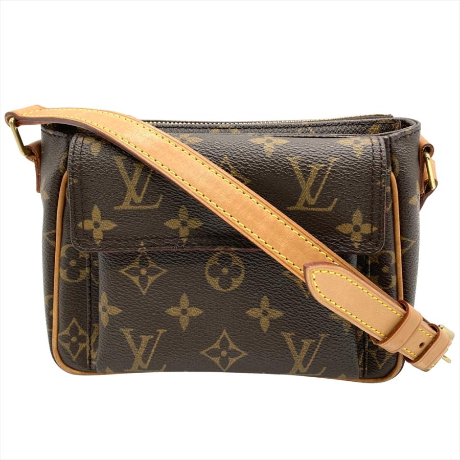 LOUIS VUITTON ルイヴィトン モノグラム ヴィバ・シテPM ショルダーバッグ ミニバッグ ブラウン レザー ゴールド金具 M51165 LOUIS VUITTON（ルイ・ヴィトン） ヴィバ・シテ PM ショルダーバッグ