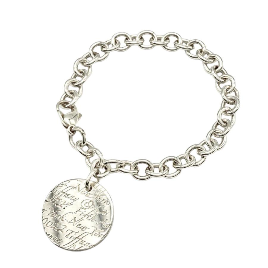 Tiffany ティファニー　ノーツ　ラウンド　タグ　ブレスレット TIFFANY&Co.（ティファニー） ノーツ ラウンドタグ ブレスレット SV925