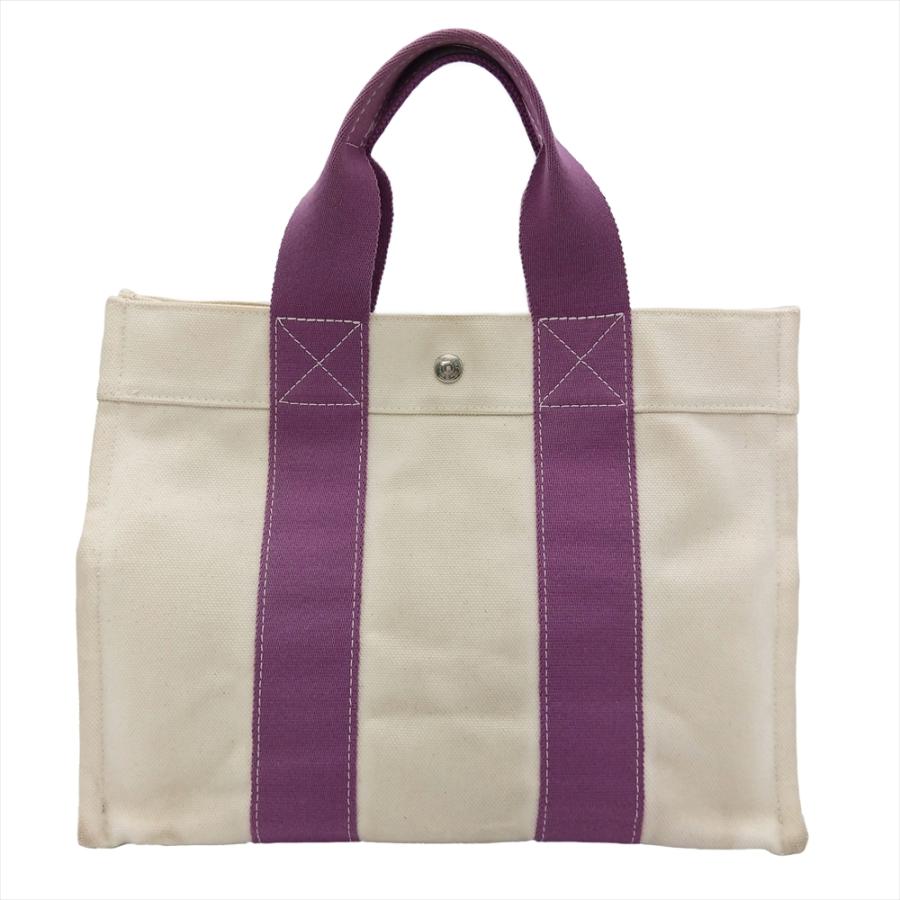 HERMES エルメス ボラボラ　トートバック キャンバス HERMES エルメス ボラボラPM トートバッグ キャンバス パープル