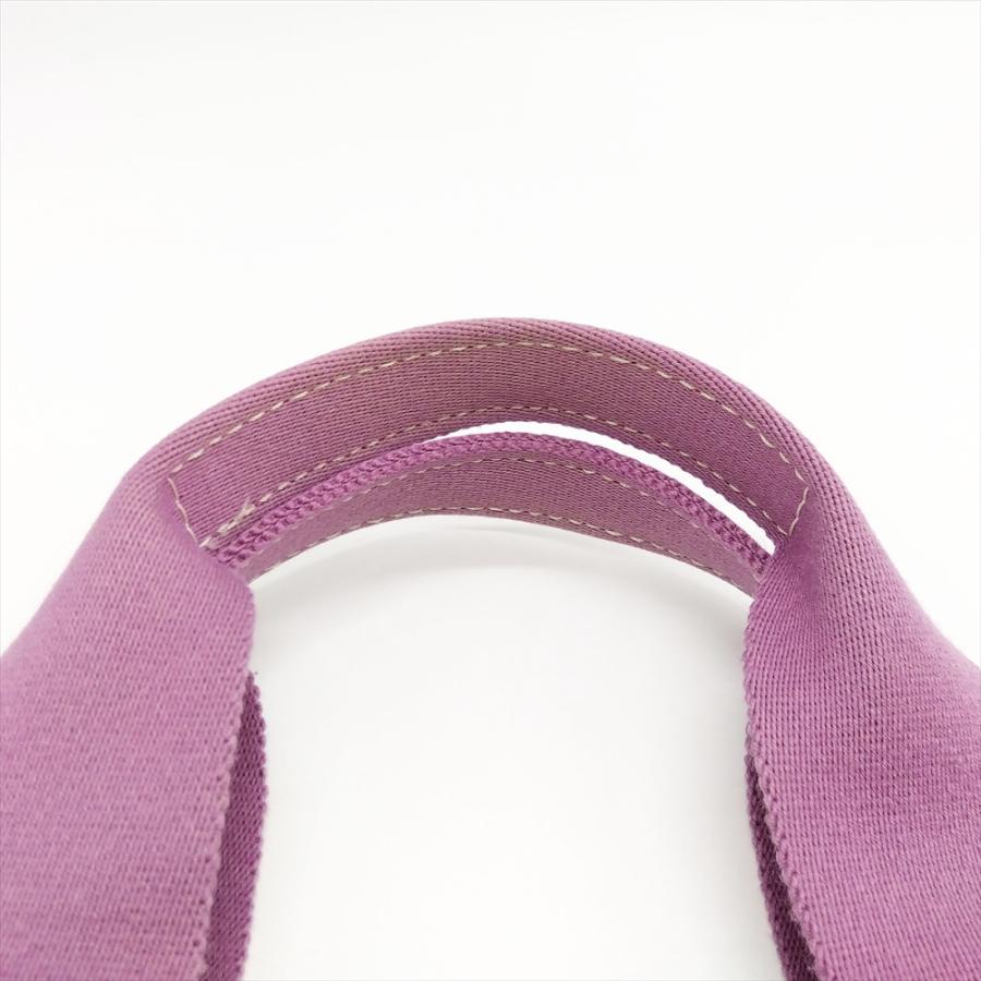 HERMES（エルメス） ボラボラPM トートバッグ キャンバス パープル 