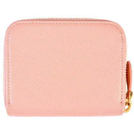 PRADA プラダ コインケース ピンク サフィアーノ ゴールド金具