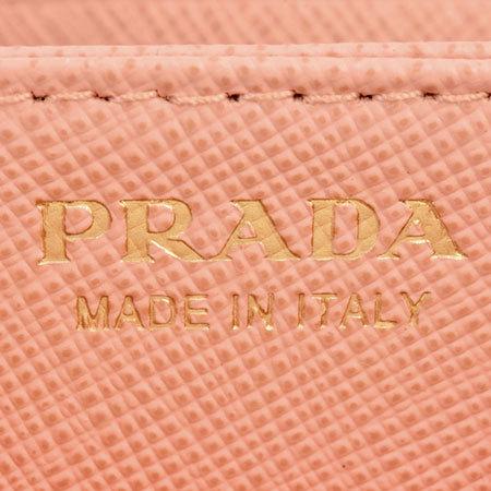 PRADA（プラダ） コインケース ピンク サフィアーノ ゴールド金具