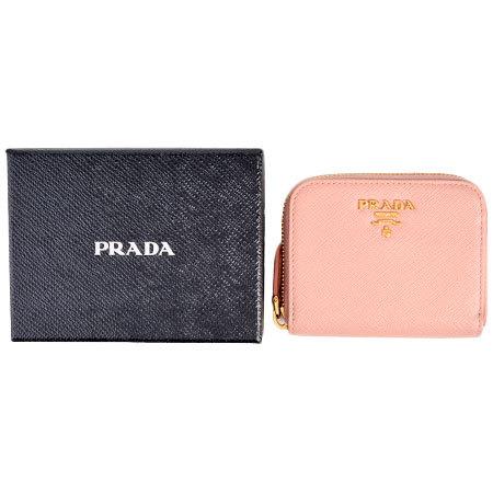 PRADA 小銭入れ 1MM268 F0236 コインケース ピンク【ランク：A】 PRADA プラダ コインケース 小銭入れ チプリア ピンクベージュ