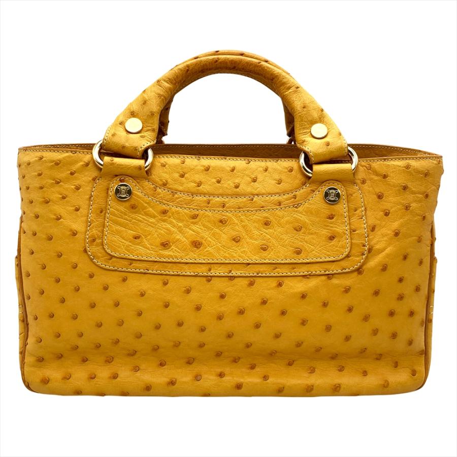 CELINE（セリーヌ） ブギーバック ハンドバッグ オーストリッチ