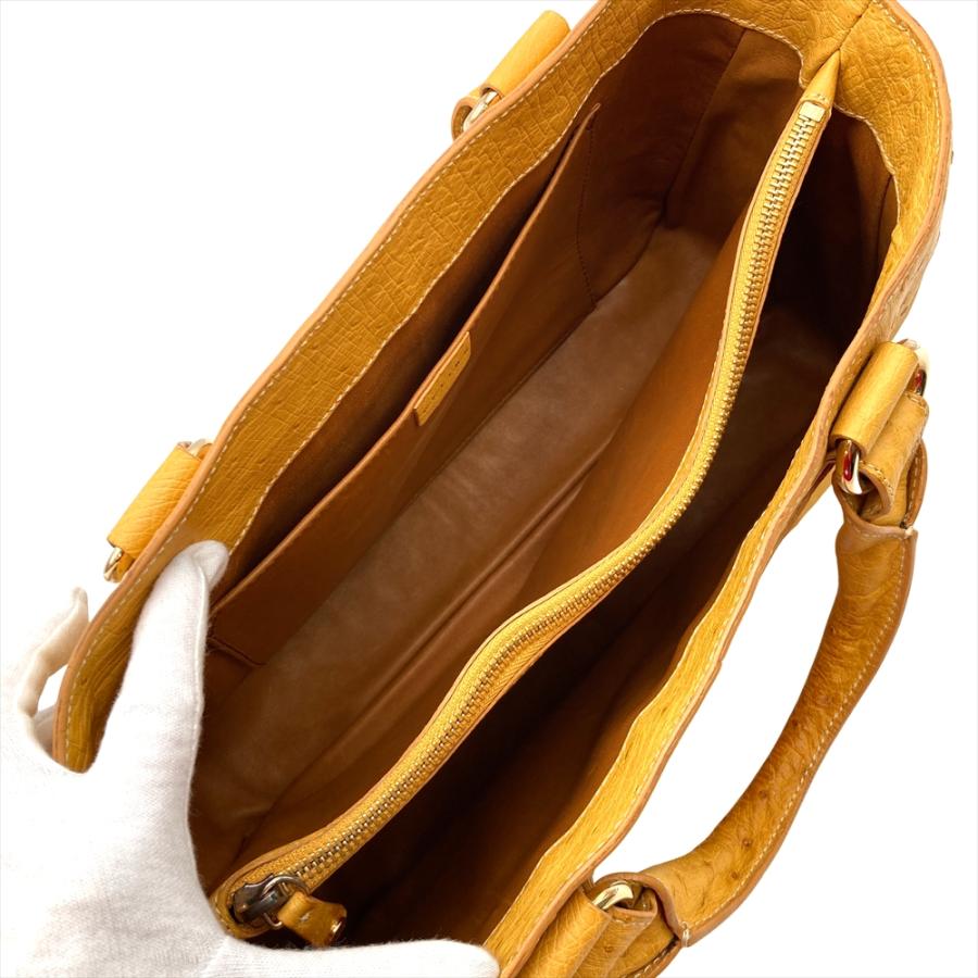 CELINE（セリーヌ） ブギーバック ハンドバッグ オーストリッチ