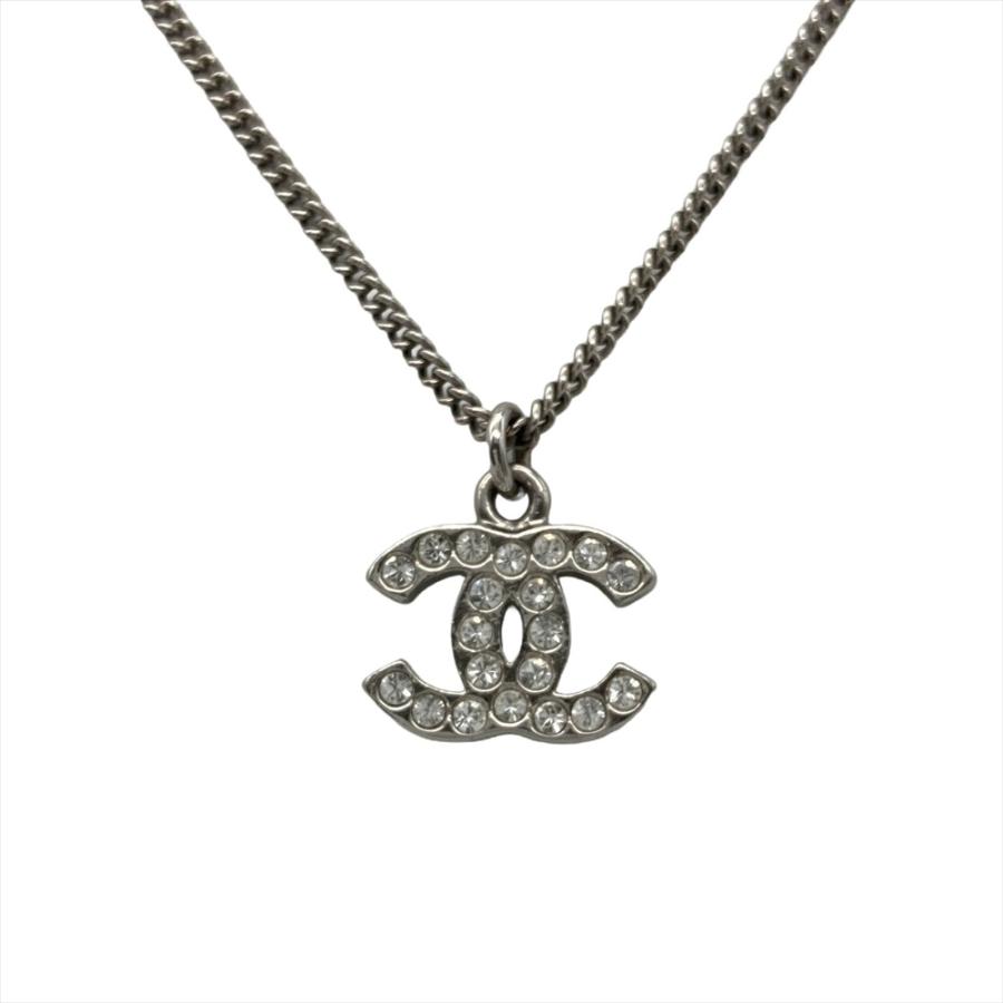 CHANEL（シャネル） ココマーク ラインストーン ネックレス メタル