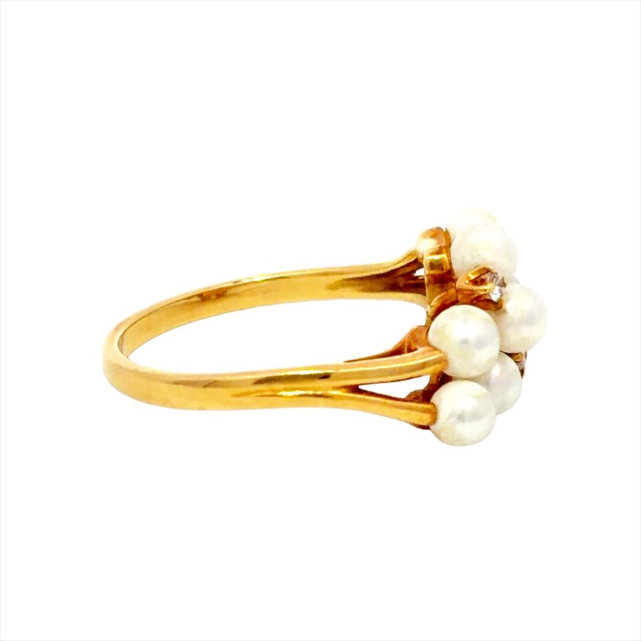 MIKIMOTO（ミキモト） ベビーパール リング 指輪 約11号 K18YG 2.9g
