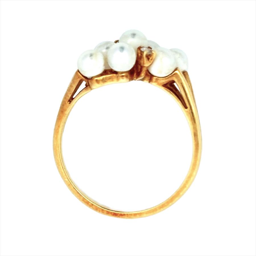 MIKIMOTO（ミキモト） ベビーパール リング 指輪 約11号 K18YG 2.9g