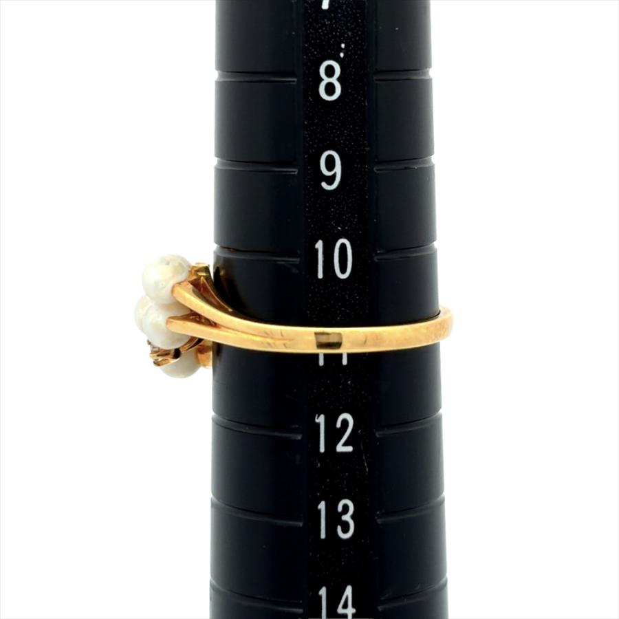 MIKIMOTO（ミキモト） ベビーパール リング 指輪 約11号 K18YG 2.9g