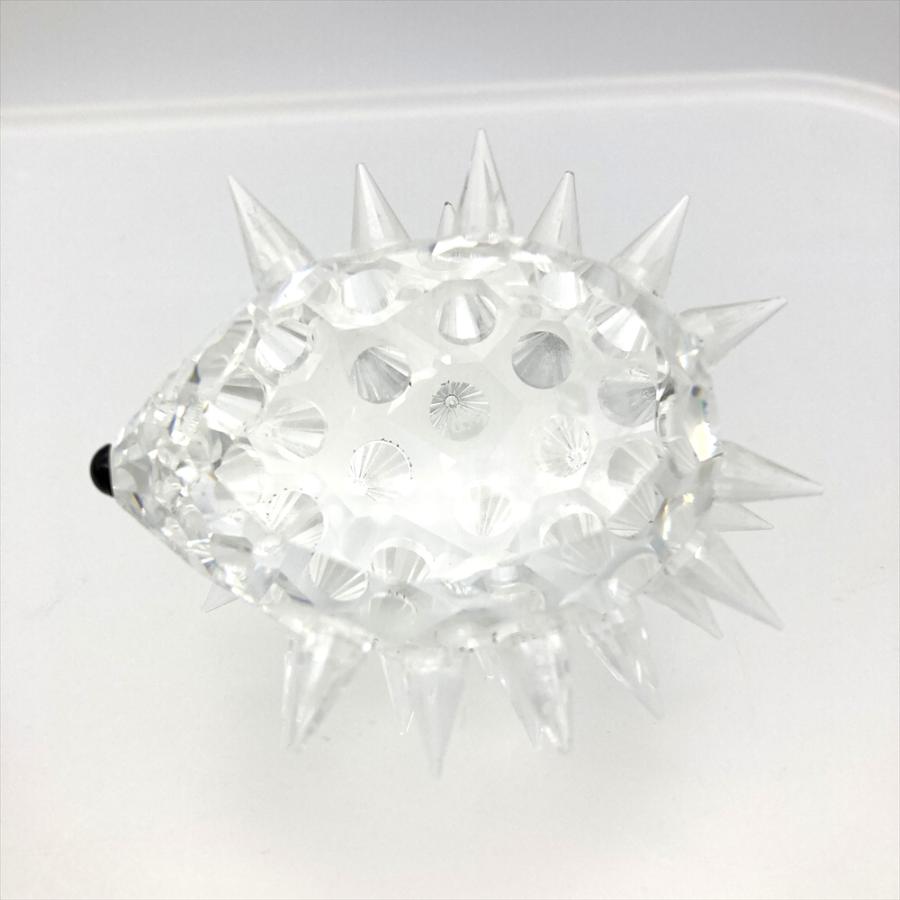 SWAROVSKI（スワロフスキー） ハリネズミ オブジェ 置物 7630 クリア