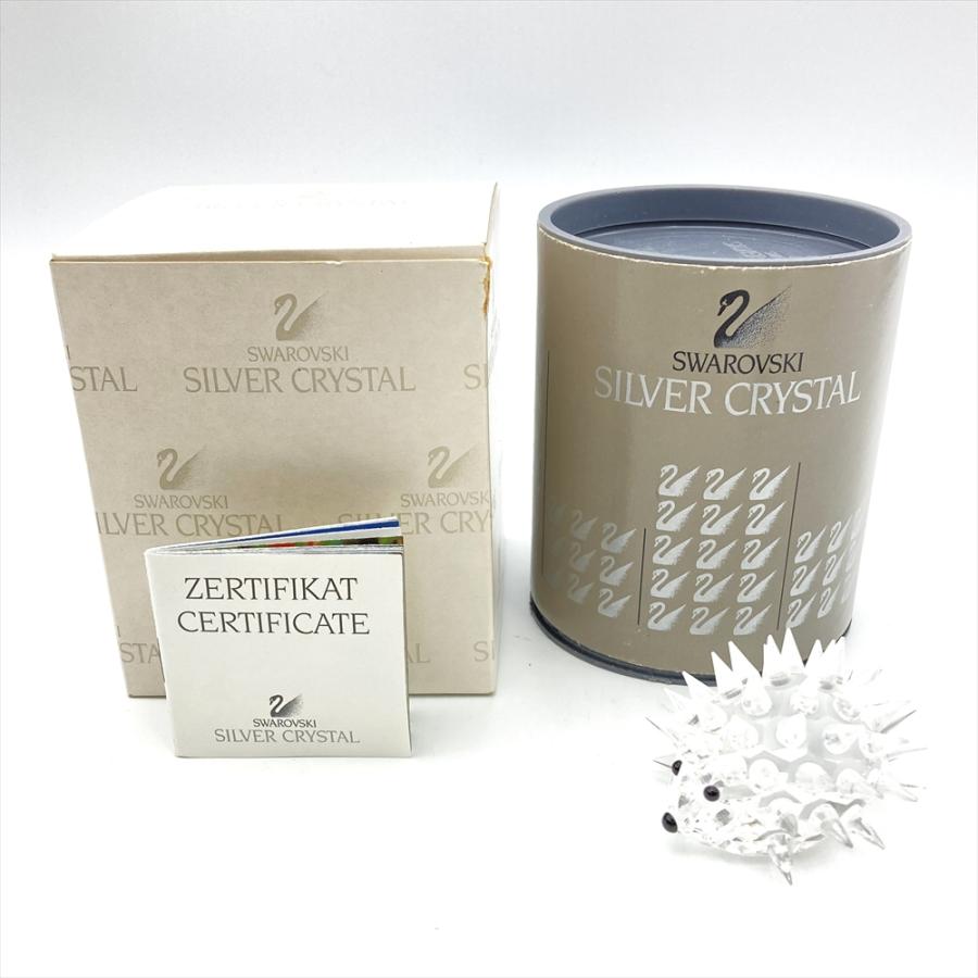 SWAROVSKI（スワロフスキー） ハリネズミ オブジェ 置物 7630 クリア