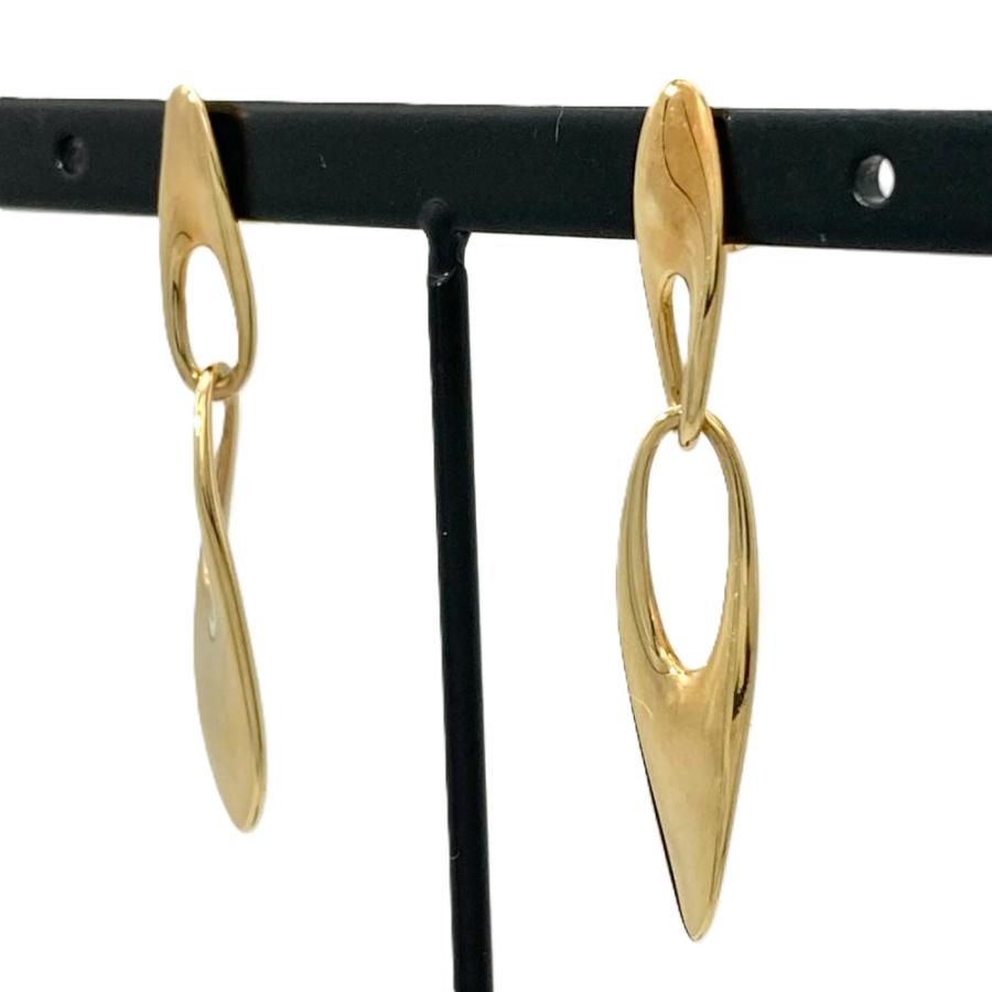 ジョージジェンセン Georg Jensen ゼファー ZEPHAR ピアス K18YG 6.1g