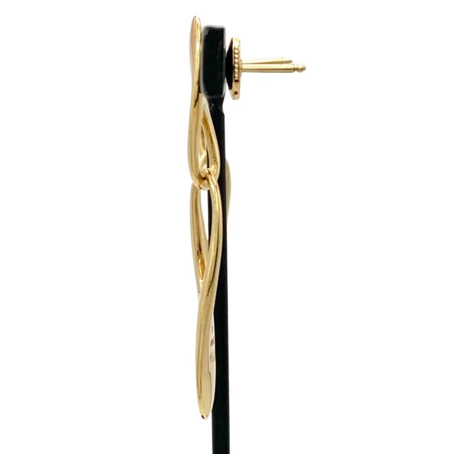 ジョージジェンセン Georg Jensen ゼファー ZEPHAR ピアス K18YG 6.1g
