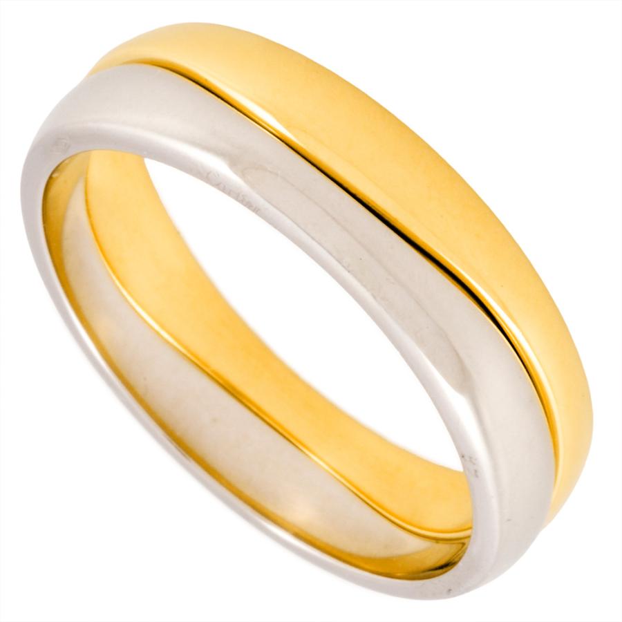 Cartier ゴールド ラブリング 56 Cartier（カルティエ） ラブ ミー リング 指輪 #56 K18YG 計6.5g K18WG