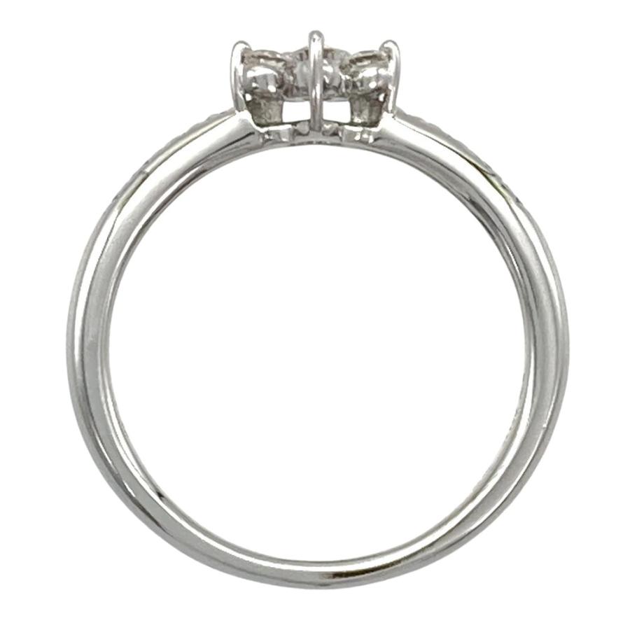 タサキ TASAKI フラワー モチーフ リング 指輪 ダイヤモンド 0.25ct 約