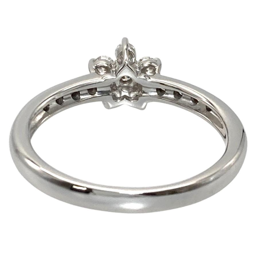 タサキ TASAKI フラワー モチーフ リング 指輪 ダイヤモンド 0.25ct 約