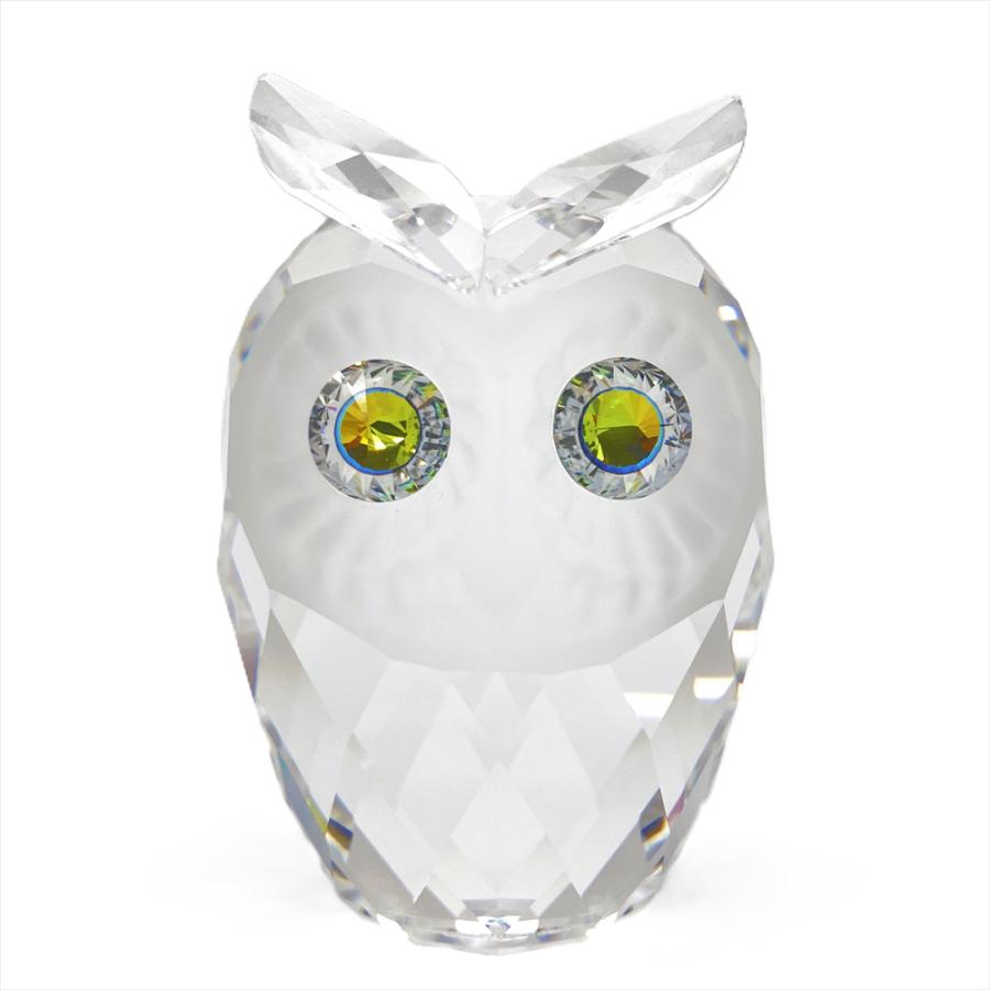 新品未使用)SWAROVSKI フクロウの置物