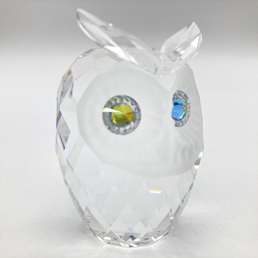 SWAROVSKI（スワロフスキー） フクロウ オブジェ 置物 010022 クリア