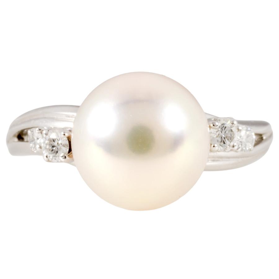 ☆極美品☆MIKIMOTO ミキモト　パールリング　ロイヤルオーダー　10号 MIKIMOTO（ミキモト） パール 約9.1mm リング 指輪 ダイヤモンド 約10