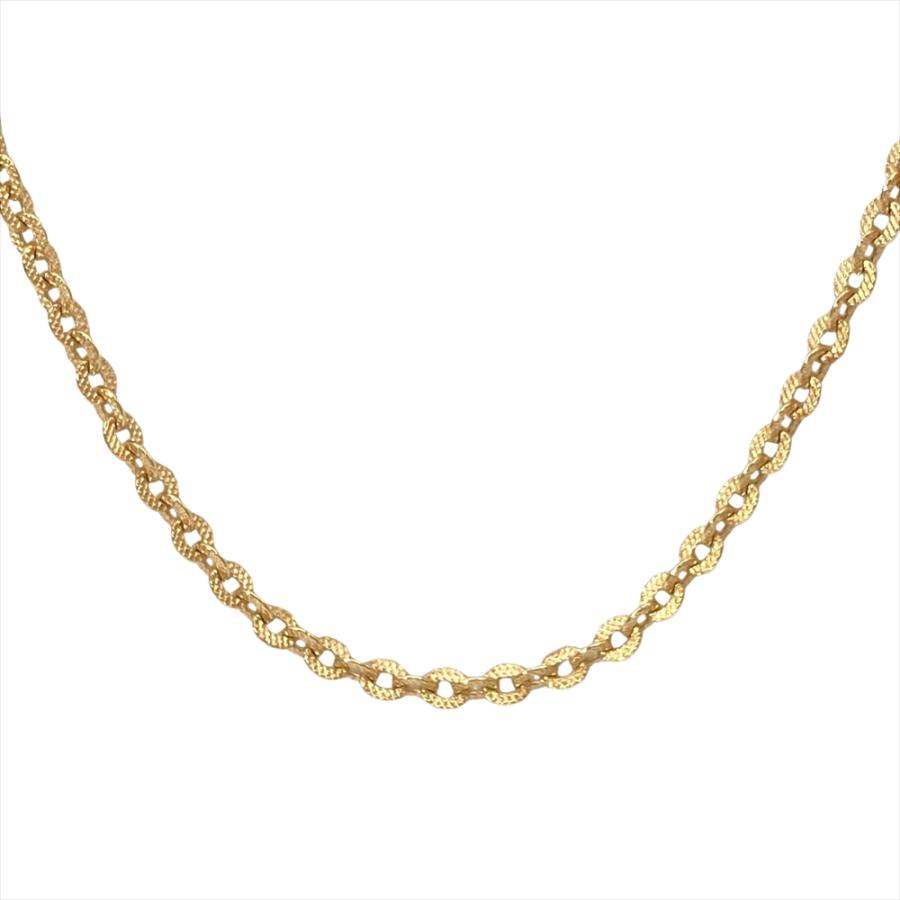 UNOAERRE（ウノアエレ） デザイン チェーン ネックレス K18YG 8.8g