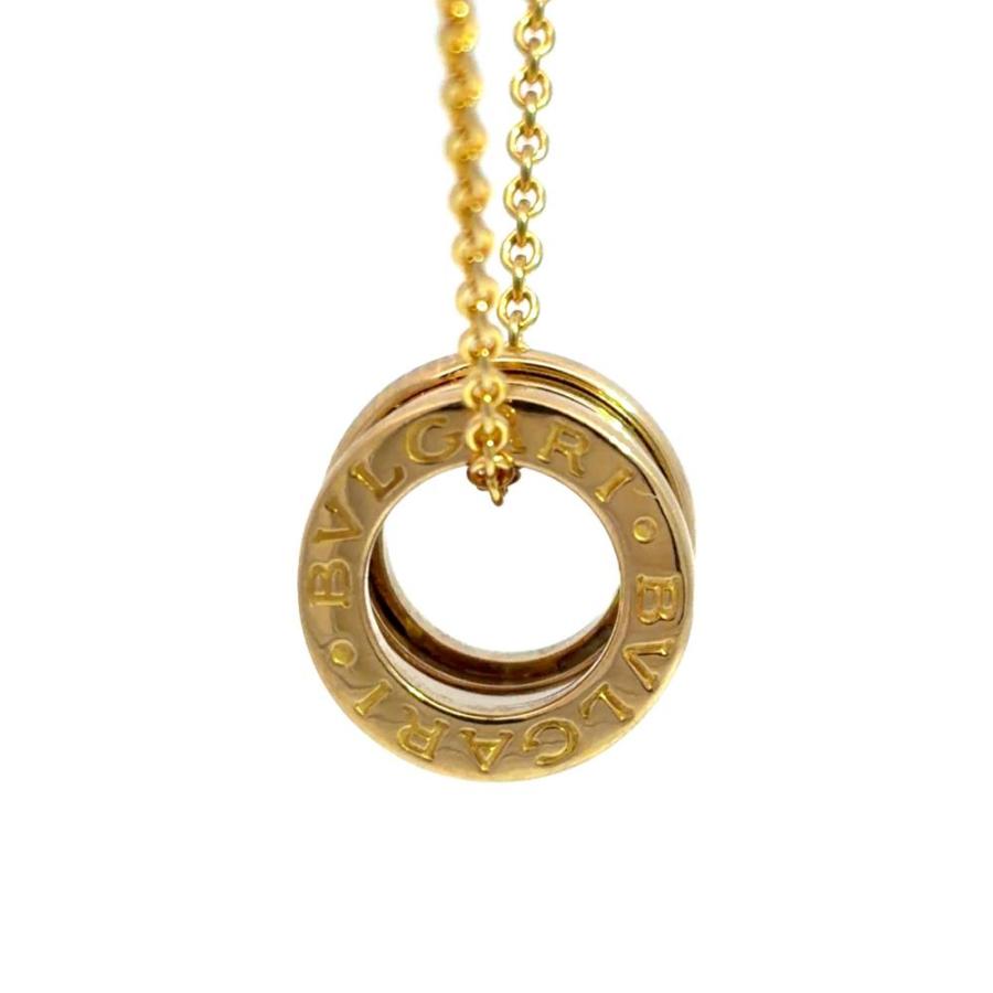 ビー・ゼロワン ブルガリ BVLGARI ネックレス K18YG 12.1g イエロー