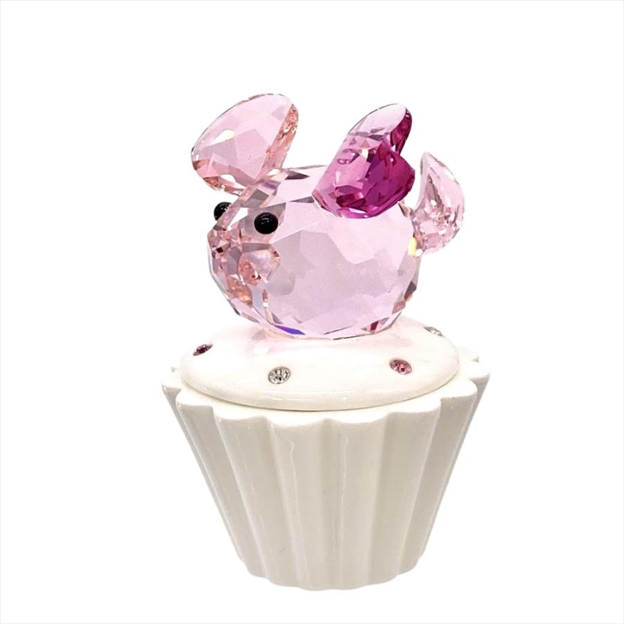 SWAROVSKI（スワロフスキー） カップケーキボックスとネズミ オブジェ