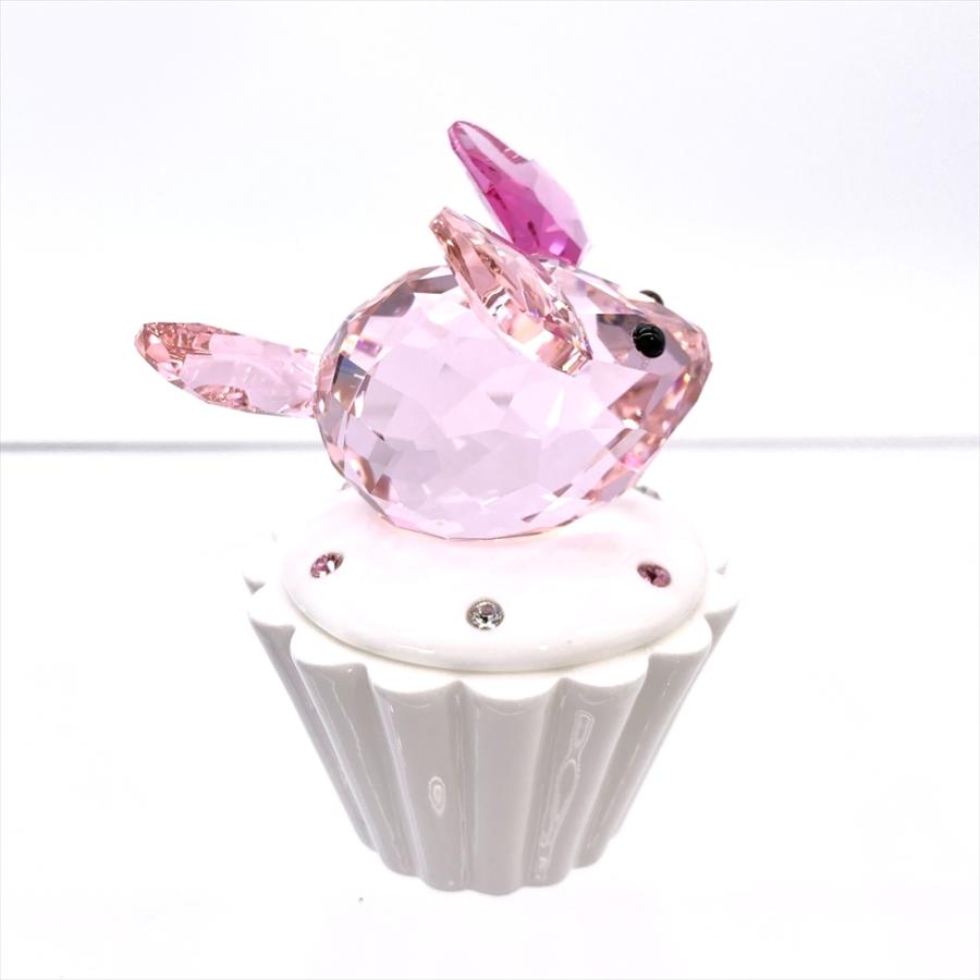 SWAROVSKI（スワロフスキー） カップケーキボックスとネズミ オブジェ